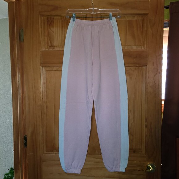 SO Pink/White Jogger Sweatpants - Picture 2 of 3